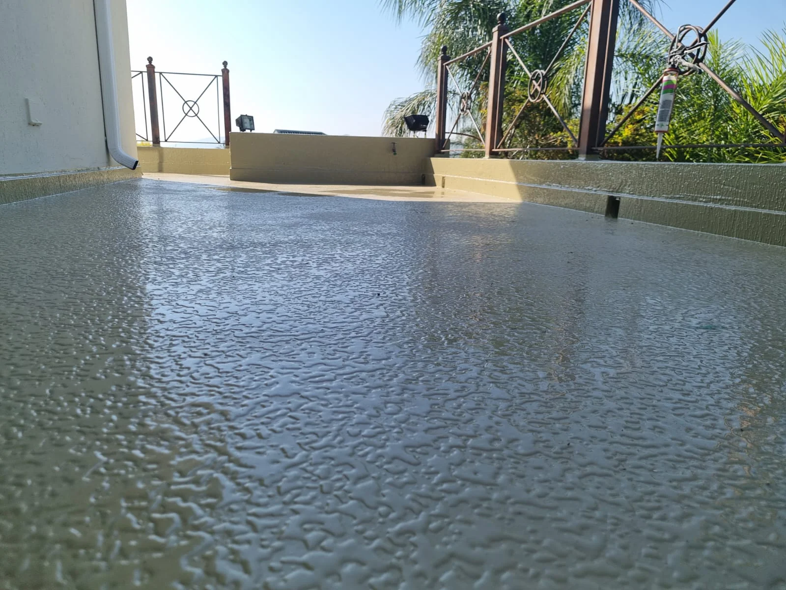 Industrial coating application process in a manufacturing facility